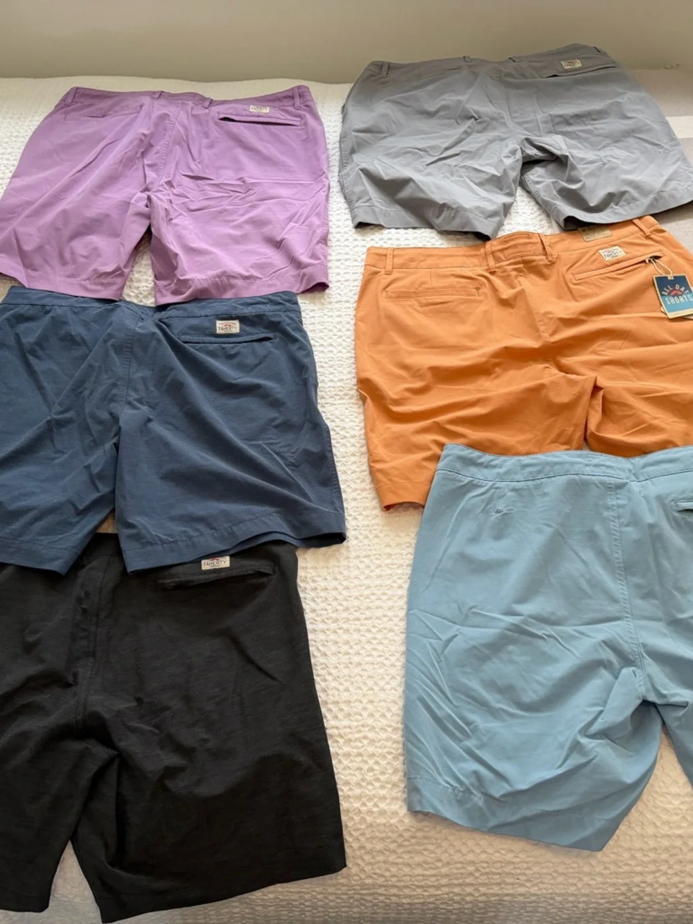 Lot of 6 Pairs Men’s Faherty All Day Short size 36